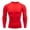 Red-workout shirts for men, variant on FNFYFH Men's Slim Fitted Shirts Big and Tall Long Sleeve Workout Gym T-Shirt Running Cycing Jersey Stretch Sports Baselayer Undershirts
