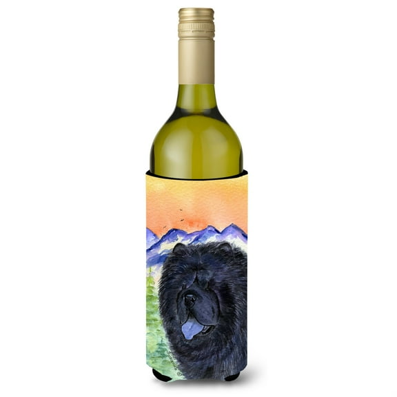 Caroline's Treasures SS8191LITERK Chow Chow Wine Bottle Hugger, Wine Bottle, multicolor