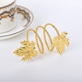 thumbnail image 5 of Golden/Silver Napkin Rings Set of 12 Leaf Napkin Ring Metal Serviette Rings Napkin Buckles Bulk for Dinner Party, Valentines Day, Family Gatherings, Wedding, Table Decorations, 5 of 7