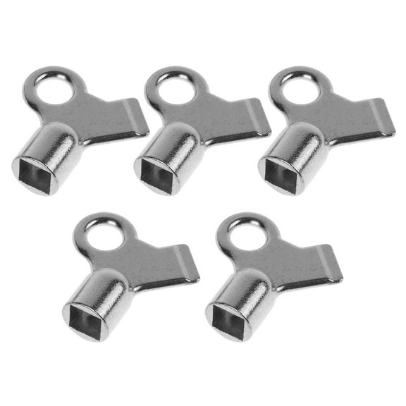 MLINS 5pcs Radiator Exhaust Valve Keys Radiator Valve Keys Radiator Accessories (Square Hole)