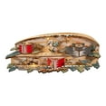 thumbnail image 2 of Kurt Adler Battery Operated Light-Up Small Christmas Village with Santa, 11", 2 of 6