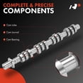 thumbnail image 4 of A-Premium Left and Right Engine Camshaft Compatible with Ford F-150, F-250 Super Duty, F-350 Super Duty, Explorer, Mustang, Expedition & Lincoln Navigator, Mark LT & Mercury Mountaineer, 2-PC Set, 4 of 8