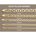 thumbnail image 4 of Solid Mens Mariner Bracelet 10K/14K Yellow Gold, 4 of 5