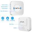 thumbnail image 4 of CallToU Wireless Caregiver Pager Smart Call System 2 SOS Call Buttons/Transmitters 2 Receivers Nurse Calling Alert Patient Help System for Home/Personal Attention Pager 500+Feet, 4 of 7