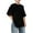 Black, variant on Boys Girls T-Shirts Cotton Acid Washed Oversized Tee Shirts Kids Loose Short Sleeve Summer Basic T Shirt Tops,Color:Green,11-12 Years