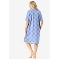 thumbnail image 2 of Dreams & Co. Plus Size Short-Sleeve Sleepshirt, 2 of 5