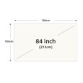 thumbnail image 2 of Projector Screen 60-130 inch White Grid Anti-Light 160 ° Viewing Angle Reflective ,Wrinkle-Free, 2 of 8