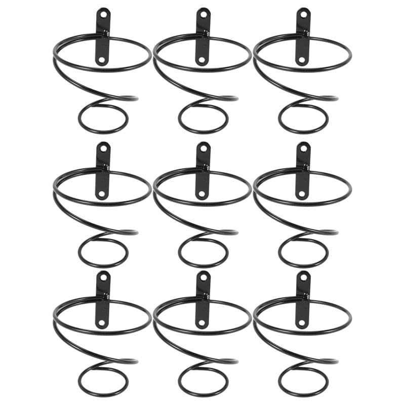 9Pack Simple Single WallMounted Wine Rack, Wine Display Rack, Metal