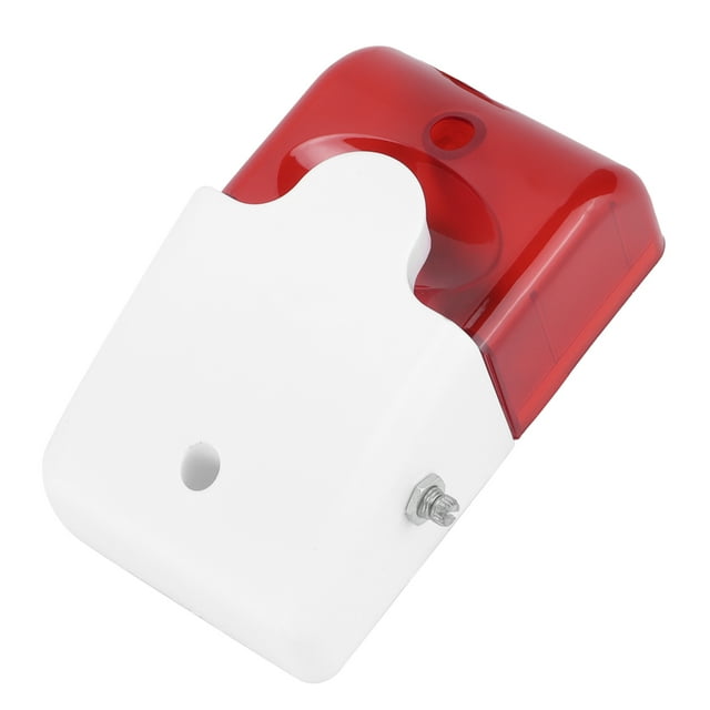 Sirena De Luz Sonora, Bajo Consumo De Energía 12 VCC LED Luz Intermitente Alta Luz Sonora Alarma Plug And Play Para Edificios De Oficinas, Bares, Hoteles