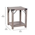 thumbnail image 5 of Gray Wash 2 Tier Side Table, 5 of 6