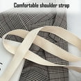 thumbnail image 3 of Fashionable and simple striped canvas bag ladies shoulder bag large capacity messenger bag, 3 of 6