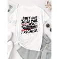 thumbnail image 2 of Stylish Women'S Short-Sleeve T-Shirt Featuring a Creative Print of a Cool Sports Car, Perfect for Casual Summer Wear During Holidays., 2 of 6