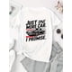 thumbnail image 2 of Camiseta básica para mujer veranoStylish Women'S Short-Sleeve T-Shirt Featuring a Creative Print of a Cool Sports Car, Perfect for Casual Summer Wear During Holidays.Father's Day, Mother's Day, New, 2 of 7