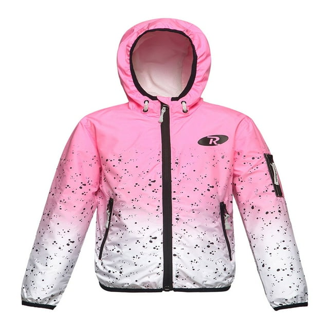 Rokka&Rolla Girls‘ Light Windbreaker Rain Jacket Sizes 4-18