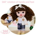 thumbnail image 3 of Aodebiao Silicone Doll Dress Up Princess Multi Joint Removable Gift 8.6 Inch Dolls For 3 4 5 6 Years Old, 3 of 9