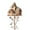 E, variant on Birdhouse Garden Stakes, Metal Bird House with Pole Suitable for Hummingbirds, Garden Outdoor Metal Birdhouse Decoration Bird Houses for Courtyard Backyard Patio Outdoor Garden Decor Copper Birdhouse