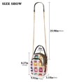 thumbnail image 2 of FORMRS Crossbody Bag for Women Quilted Travel Shoulder Cell Phone Purse with Chain Strap Handbag, Colorful Jam, 2 of 7
