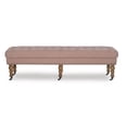 thumbnail image 4 of Aubrey Washed Pink Linen 62-Inch Bench, 4 of 6
