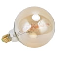 thumbnail image 2 of Bombilla LED E27/E26 vintage regulable, filamento G125 en forma de guitarra, para cafetería, hogar, luz cálida, 4 W., 2 of 14