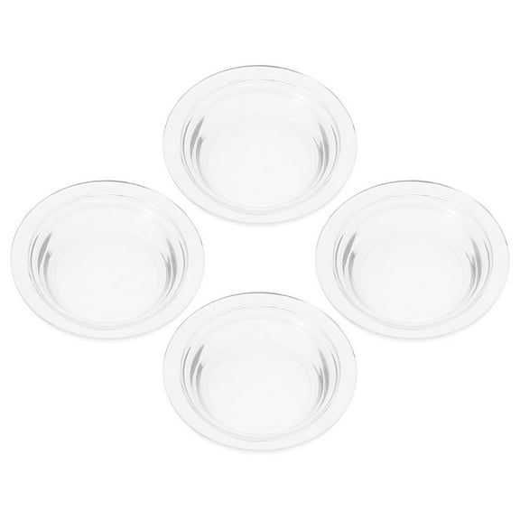 Masteelf 4PCS Wax Warmer Transparent Glass Dish for Essential Oil Home Aromatherapy Tray Replacement