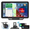 thumbnail image 1 of Pantalla portátil Carplay LANGDA de 7 pulgadas inalámbrica Carplay y Android Auto, 1 of 6