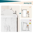 thumbnail image 4 of Librería de 5 Estantes, Estanterías Modernas de Madera Independientes de 32" de Ancho con Compartimento Abierto, para Oficina, Biblioteca, 4 of 6