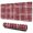 Red and Black Checkered Pattern, variant on Black and White Checkered Pattern Extended Large Mouse Pad, Keyboard Mouse Pad with Non Slip Base & Stitched Edges, Thick Padded Gifts for Coworkers Family Friends,35.4"x15.7"