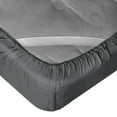 "Empyrean Bedding Queen Size Charcoal Gray Fitted Sheet, Double Brushed