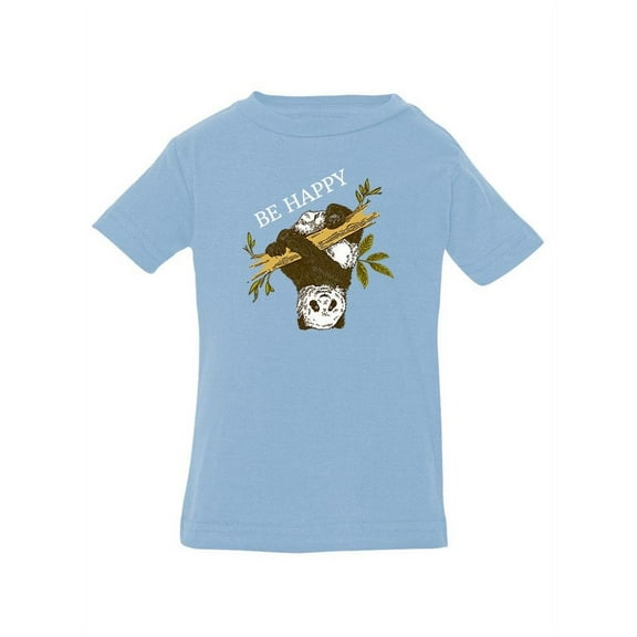 Be Happy Panda T-Shirt Infant -Image by Shutterstock,  18 Months