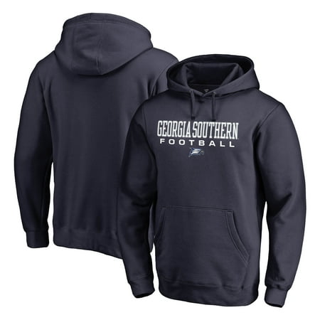 Georgia Southern Eagles Golf - Georgia Southern Eagles Fanatics Branded True Sport Football Pullover Hoodie - Navy
