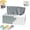 Gray, variant on 20 Sheets Microfiber Cleaning Cloth in Box, 7.9x7.9in Reusable Lint-Free Towels, High Absorbency Multi-Purpose Rags for Home & Kitchen