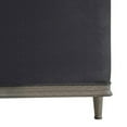 thumbnail image 4 of Sili California King Bed, Wingback Upholstered, Straight Accents, Gray, 4 of 4
