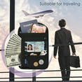thumbnail image 4 of Passport Wallet Nylon Waterproof for Women Men RFID Blocking Holder Combo for Secure Travels - Black, 4 of 7