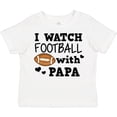 thumbnail image 3 of Inktastic I Watch Football with My Papa Boys Toddler T-Shirt, 3 of 5