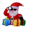 thumbnail image 3 of Adorno navideño inflable de Papá con luz. Decoración navideña creativa y original para jardín o interior., 3 of 7