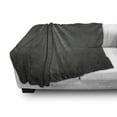 thumbnail image 3 of Ombre Soft Flannel Fleece Blanket, Dark Fumes and Black Smoke Car Related Elements Inspired Modern Design, Cozy Plush for Indoor and Outdoor Use, 50" x 60", Charcoal Grey and White, by Ambesonne, 3 of 6