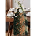 thumbnail image 2 of Red Spring Floral Burlap Cotton Table Runner 13x72 Inches Long, Modern Oil Painting Botanical Farmhouse Table Runners, Outdoor Dining Tablecloths Decor for Baby Shower/Party/Wedding, 2 of 6