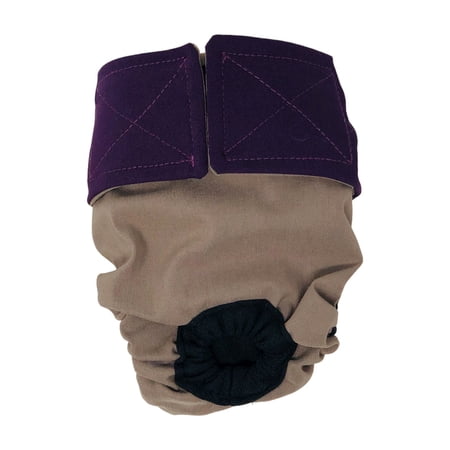 Barkertime Weekend Merlot on Brown Dog Diaper