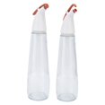 thumbnail image 3 of 2pcs Glass Oil Pot Leakproof Transparent Olive Oil Bottle Dispenser for Kitchen, 3 of 14