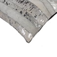 thumbnail image 2 of Natural Torino Madrid Cowhide Pillow | Grey & silver | 12"x20", 2 of 4
