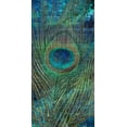thumbnail image 2 of Prime, Marcus 9x14 White Modern Wood Framed Museum Art Print Titled - Metropolitan Peacock 1, 2 of 4