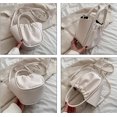 thumbnail image 5 of LinYooLi Sac à Main Doux pour Femmes Mode Panier Froncé Sac à Bandoulière Petit Sac Hobo Mignon, 5 of 5