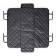 thumbnail image 4 of Funda de asiento de coche para perros Funda de asiento para mascotas Hamaca Fundas de asiento trasero impermeables para mascotas Lavable Anti Scratch Yinane Cubierta de asiento de coche, 4 of 8