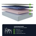 thumbnail image 3 of GhostBed 10 Inch Memory Foam Mattress, Medium-Firm, Twin Size, 3 of 7