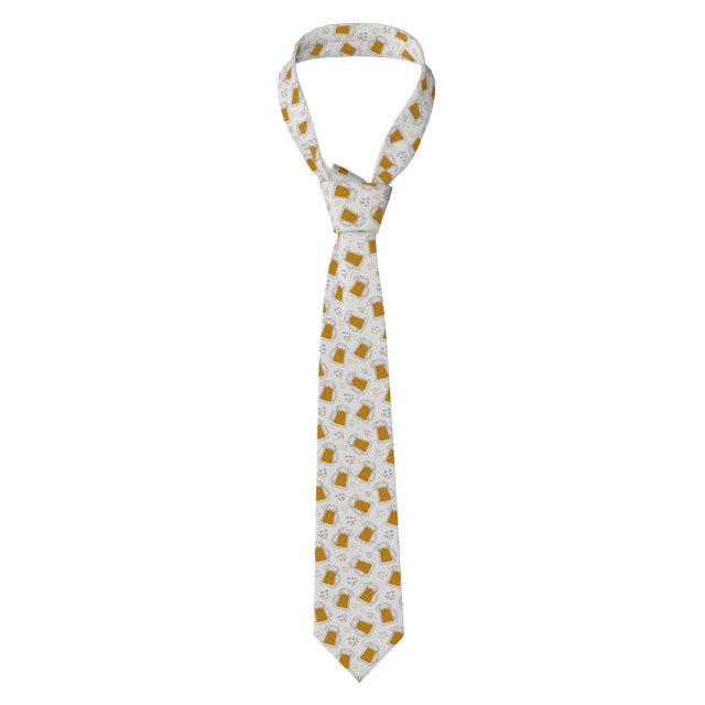Fotbe Beer Corbata Clásica para Hombre con Estampado – Corbata de Seda Jacquard Tejida, para Negocios, Bodas y Eventos Formales