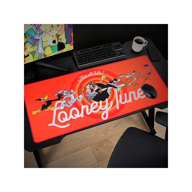 Subsonic - Looney Tunes  Mouse Pad 90 x 40 cm (XXL)  - Desk Pad with Non-Slip Base, Gaming Mouse Pad - Officially Licensed