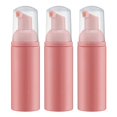 thumbnail image 1 of Botella de jabón de espuma (bomba rosa), champú de pestañas de espuma de viaje vacío para limpiador, dispensador (60 ml, 2 fl oz) (paquete de 3) TUNC Sencillez, 1 of 5