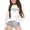 3-White, variant on ZHOUCHANKIDS Sweatshirts Hoodies for Girls Trendy Graphic Casual Crewneck Sweatshirts Long Sleeve Cute Pullover Oversized Lightweight Tops Shirts 4-5 Years