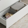 thumbnail image 3 of OXYLIFE 3 Drawer White Dresser, Wood Dresser Chest Vertical Storage Organizer Unit for Bedroom, Living Room, Hallway, 3 of 8