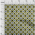 thumbnail image 1 of oneOone Silk Tabby Fabric Ethnic Geometric Flame Stitch Print Fabric By The Yard 42 Inches Wide, 1 of 4